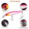 10Pcs Fishing Lures Kit Spoon Lures Hard Spinner Baits