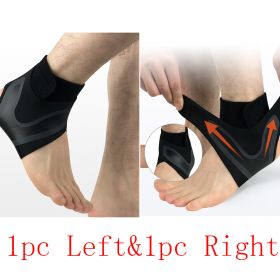 Ankle Support Brace (Option: Black M-Set-Left Right)