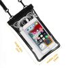 2pcs Oversized Mobile Phone Waterproof Dustproof Bag Touch Screen