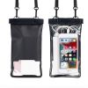 2pcs Oversized Mobile Phone Waterproof Dustproof Bag Touch Screen